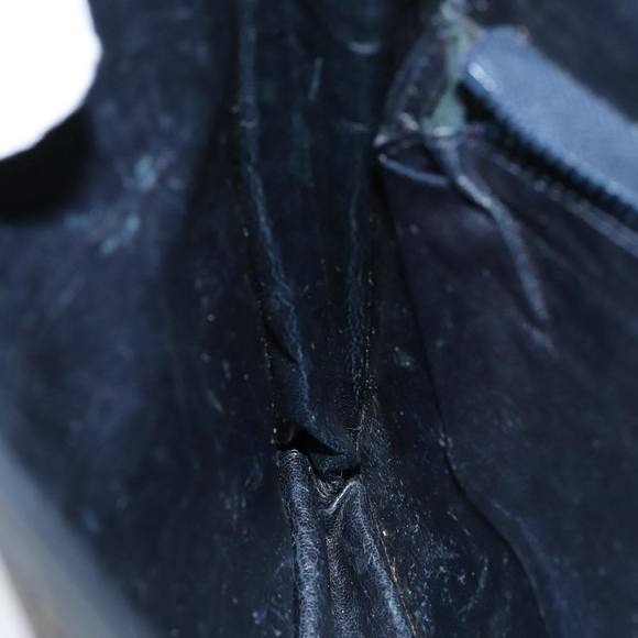 CELINE C Macadam Canvas Clutch Bag Navy Auth bs14643 - Picture 15 of 16